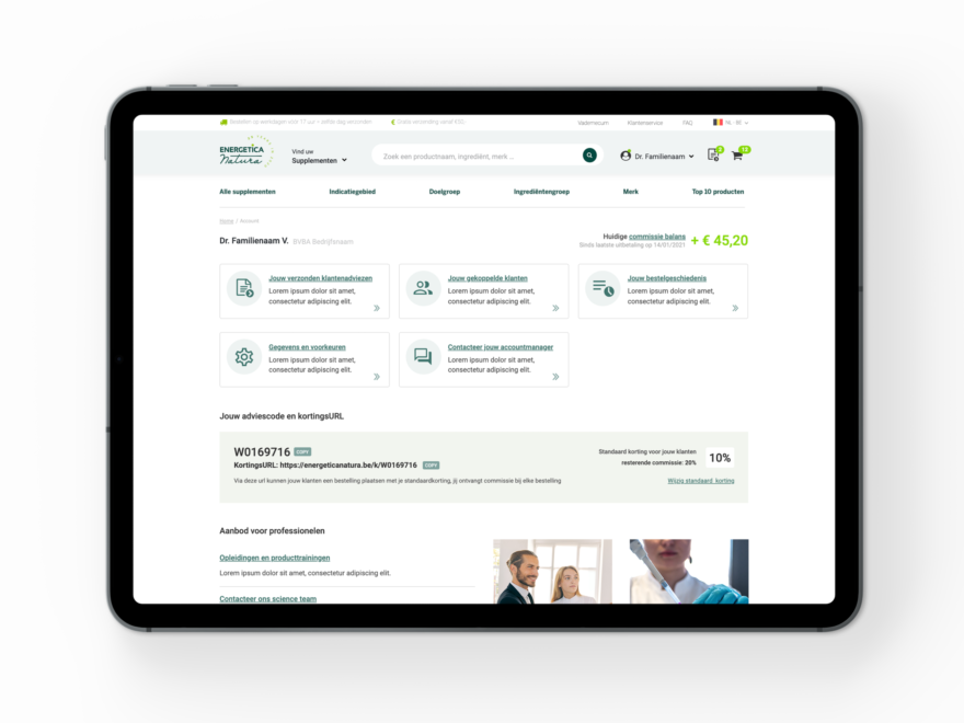 Profiel bij Energetica